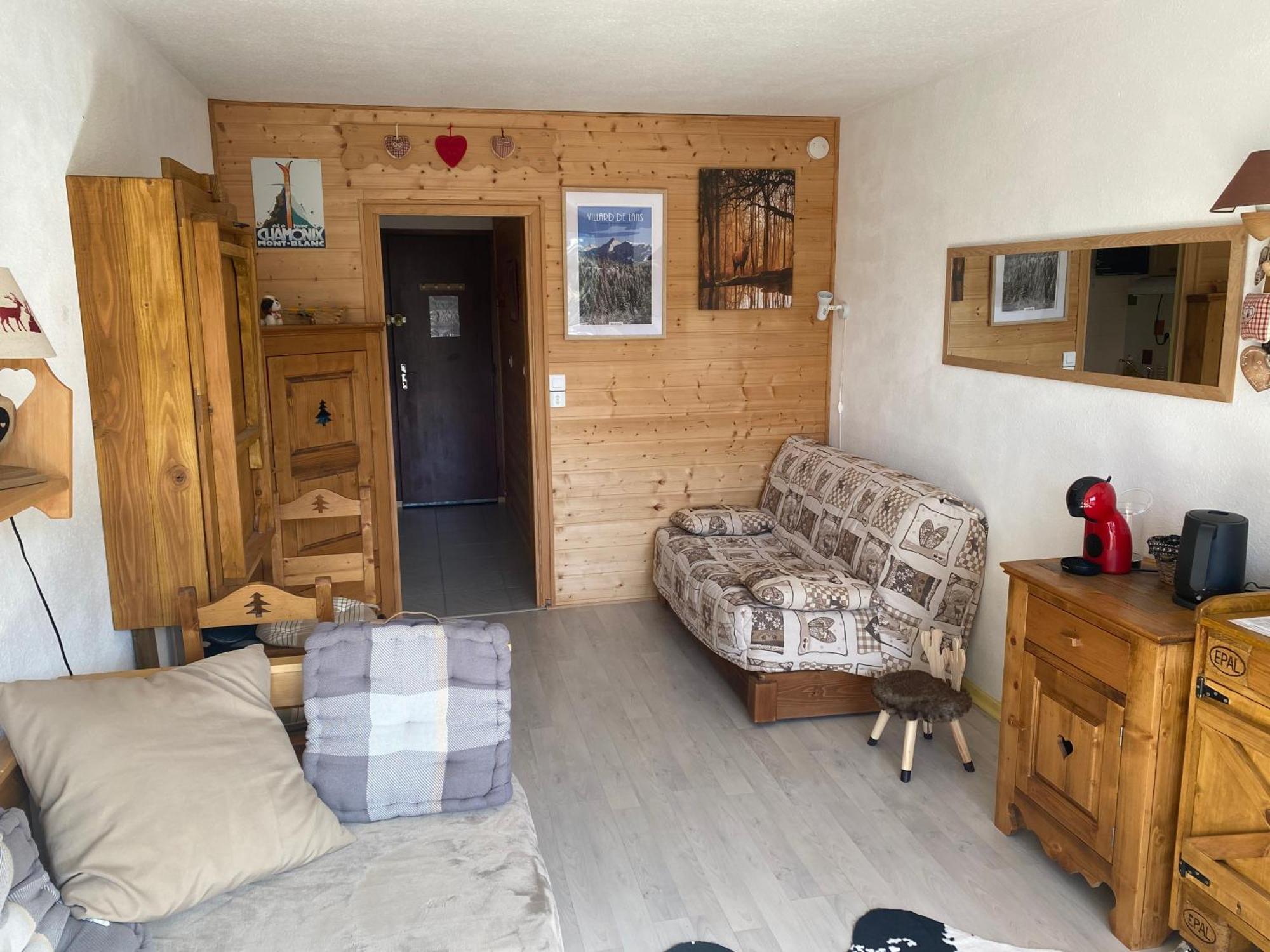 Studio Face Aux Pistes Avec Wifi Villard-de-Lans Dış mekan fotoğraf